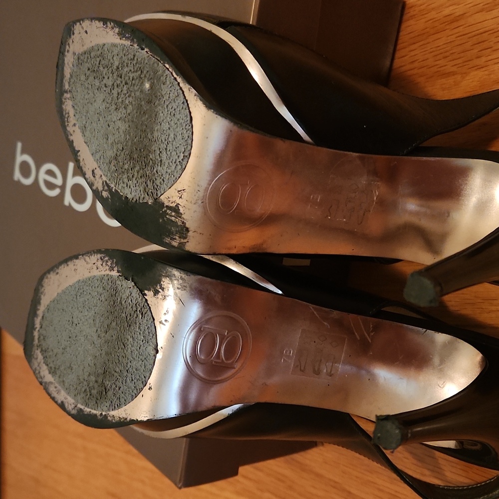 Bebe Heels size 7.  5inch heel - Picture 9 of 10